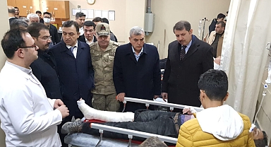 Başkan Beyazgül’den yaralılara ziyaret 