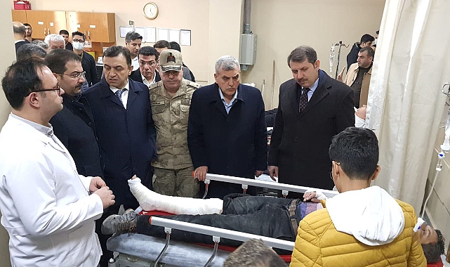 Başkan Beyazgül’den yaralılara ziyaret 