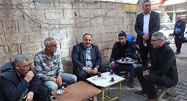 Başkan Ekinci’den esnafa geçmiş olsun ziyareti