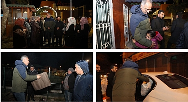 Başkan Kuş ve ekibi destek olmaya devam ediyor