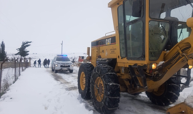 Büyükşehir Belediyesi ekipleri hastaya ulaşmak için seferber oldu