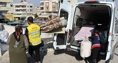 Büyükşehir’den deprem yardımları 