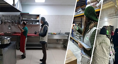 Deprem bölgesinde gıda denetimleri yapılıyor