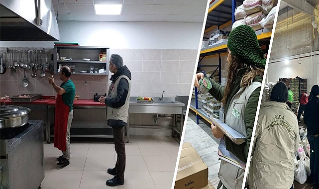 Deprem bölgesinde gıda denetimleri yapılıyor