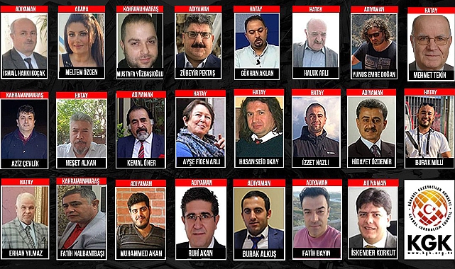 Depremde gazeteci can kaybı 23'e yükseldi