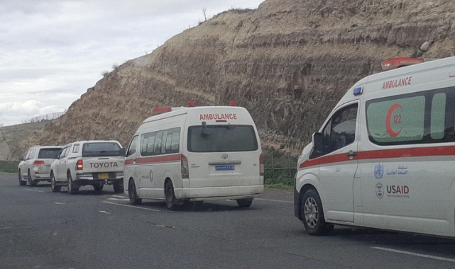 Erbil'den gelen yardım ekipleri Antep'e doğru yola çıktı