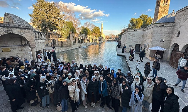 Farklı ülkelerden gelen öğrencilerden Urfa’ya ziyaret
