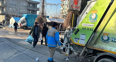 Haliliye'den Adıyaman'a temizlik desteği