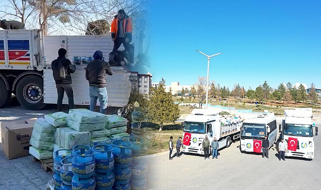 HRÜ'nün bir yardım konvoyu daha deprem bölgesine gönderildi