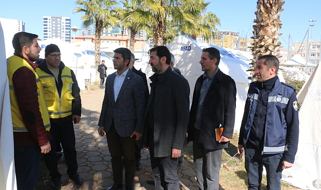 HÜDA PAR'dan Şanlıurfalı depremzedelere ziyaret