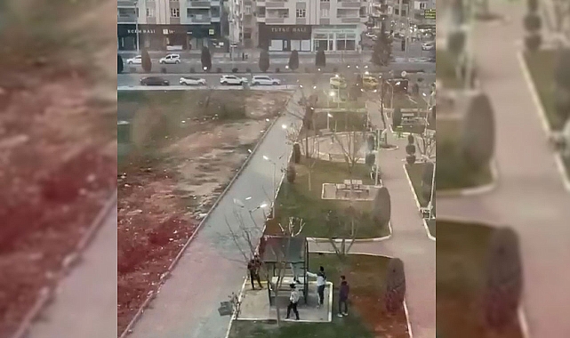 Karaköprü’de bank ve kamelyalara zarar veren şahıslar yakalandı