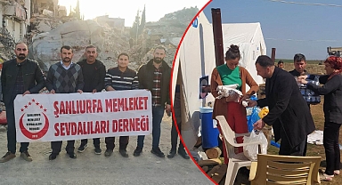 Memleket Sevdalıları Şanlıurfa’dan Adıyaman’a destek 