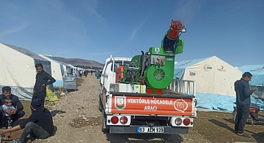 Şanlıurfa Büyükşehir'den Adıyaman'a ilaçlama çalışması 