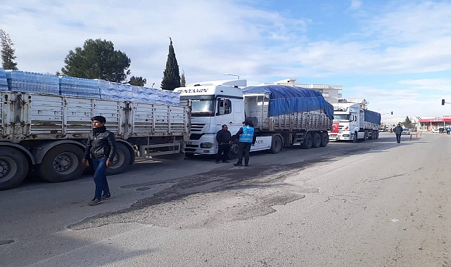 Şanlıurfa'da deprem bölgesine yardımlar devam ediyor