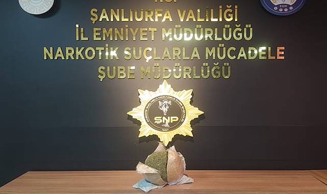 Şanlıurfa’da uyuşturucu operasyonu! 1 gözaltı