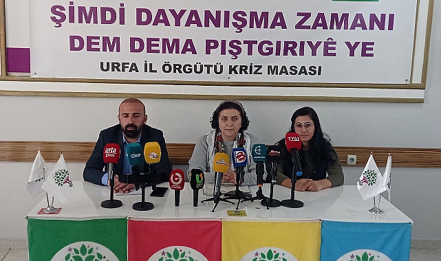 Şanlıurfa HDP'den deprem değerlendirmesi