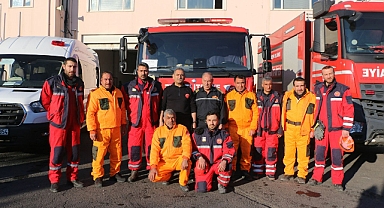 Şanlıurfalı itfaiye erleri Adıyaman’da 