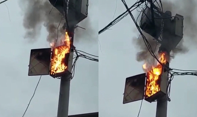 Urfa'da elektrik sayaçları cayır cayır yandı