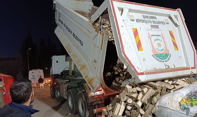 Urfa'dan Adıyaman"a ısınma yardımı