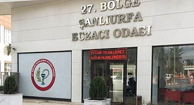 Urfa Eczacılar Odası'ndan Adıyaman çağrısı