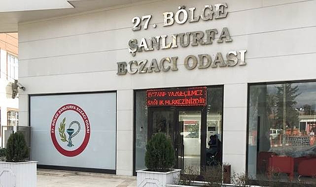 Urfa Eczacılar Odası'ndan Adıyaman çağrısı
