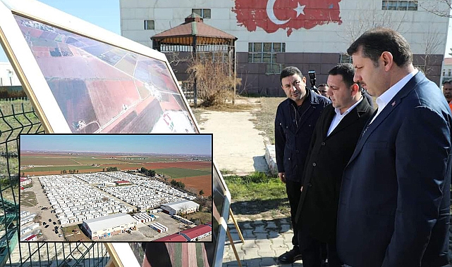 Vali Ayhan Harran’da konteyner kentte incelemelerde bulundu