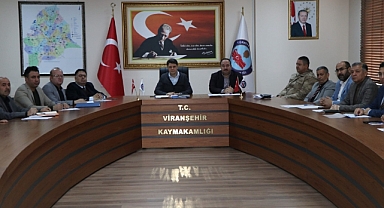 Viransehir'de Afet Koordinasyon ve değerlendirme toplantısı 