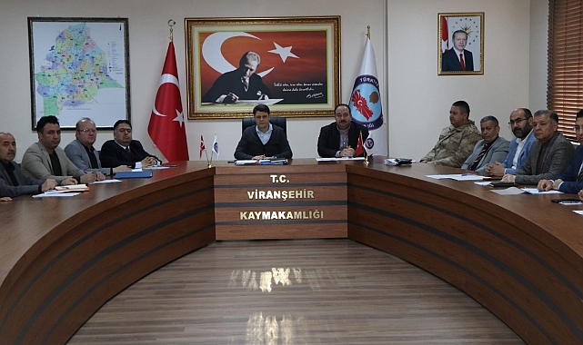 Viransehir'de Afet  Koordinasyon ve değerlendirme toplantısı