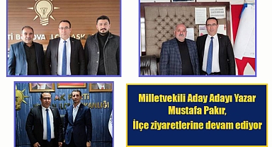 AK Parti Aday Adayı Pakır’dan Bozova ve Hilvan’a ziyaret 
