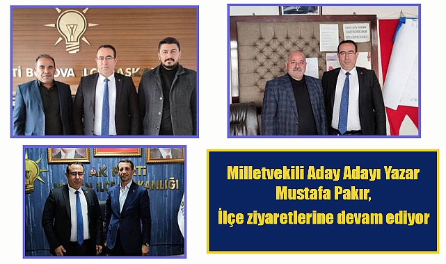 AK Parti Aday Adayı Pakır’dan Bozova ve Hilvan’a ziyaret 