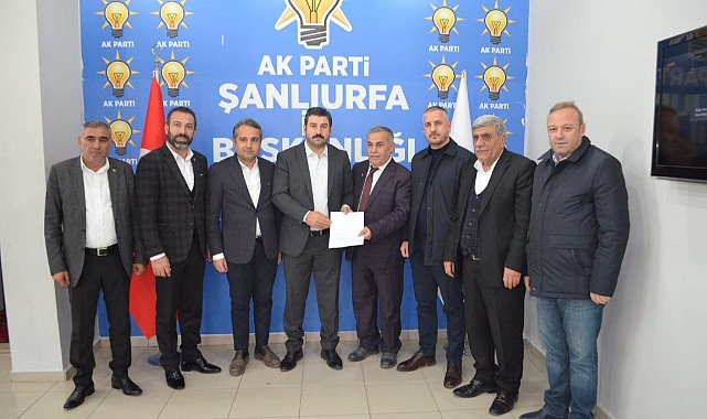 AK Parti Haliliye İlçe Başkanı Eyyüpoğlu istifa etti