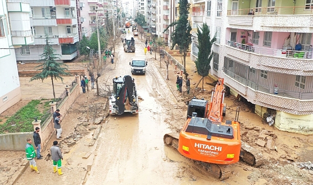 Başkan Baydilli, sel sonrası sahadan ayrılmıyor