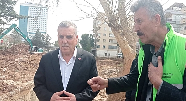 Başkan Beyazgül Cavsak Deresi'nde açıklama yaptı