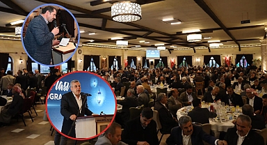 Başkan Beyazgül ile Vali Ayhan muhtarlarla iftarda bir araya geldi