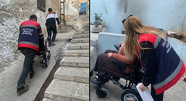 Büyükşehir’den engelli bireylere tekerlekli sandalye