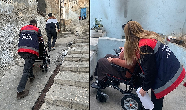 Büyükşehir’den engelli bireylere tekerlekli sandalye