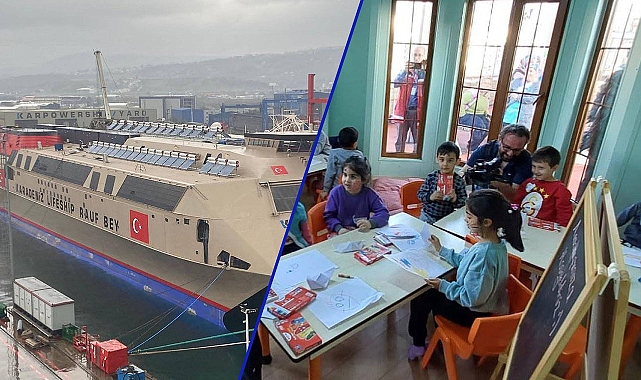 Depremzede öğrenciler, LGS VE YKS'YE "Yüzen Okul"da hazırlanacak