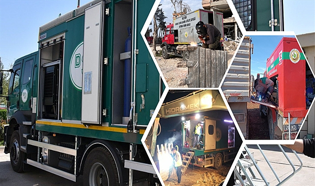 Depremzedelerin araç bakım ve tamiri devam ediyor