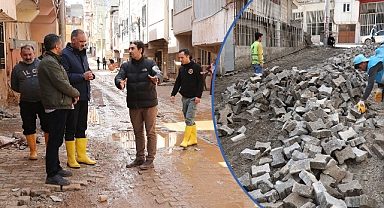 Eyyübiye’de üstyapı çalışmaları kaldığı yerden devam ediyor