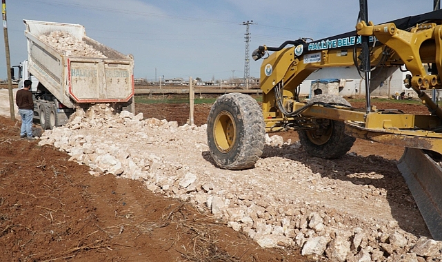 Haliliye'de kırsal mahallelerde yol atağı