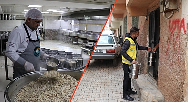 Haliliye’de sıcak yemekler iftar öncesi hanelere ulaştırılıyor