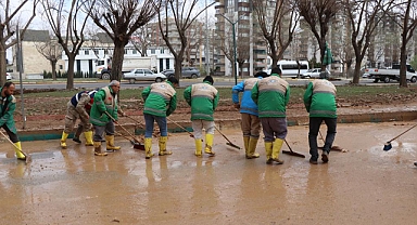 Haliliye'de temizlik çalışmaları devam ediyor
