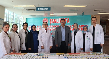 Harran Tıp Fakültesi'nde obezite farkındalığı için stant açıldı