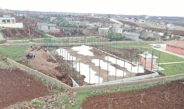 Karaköprü kırsalında spor tesisleri artıyor