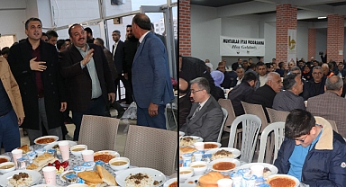 Kaymakam Çengel ve Başkan Ekinci muhtarlarla iftarda bir araya geldi