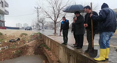 Kaymakam Coşkun Doğan, sağanak yağış öncesi ekipleri denetledi