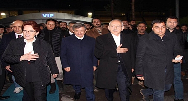 Kılıçdaroğlu, Akşener ve Davutoğlu Şanlıurfa'da