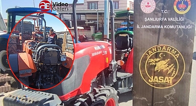 Piyasa değeri 600 bin TL olan çalıntı traktör, Urfa'da bulundu!