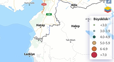 Sahur vakti 3.8 şiddetinde deprem!