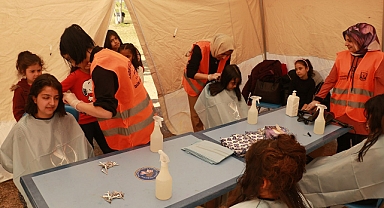 Şanlıurfa Büyükşehir’den kuaför çadırı